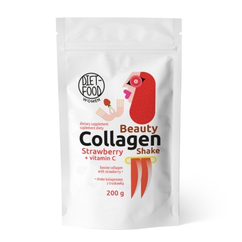 Beauty Collagen Shake with strawberry 200 g