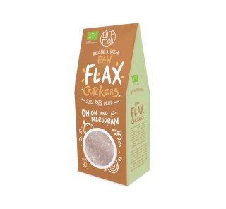 Bio Flax Krakersy Cebula i Majeranek 90 g