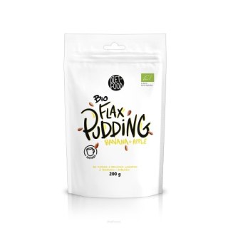 Bio Flax Pudding Z Siemienia Lnianego Banan i Jabłko 200 g