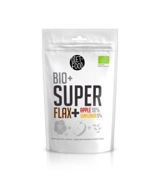 Bio Flax Siemie Lniane Jabłko Słonecznik 200 g