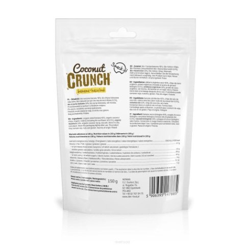 Bio Kokosowy Crunch z Bananem i Orzechami Laskowymi 150 g