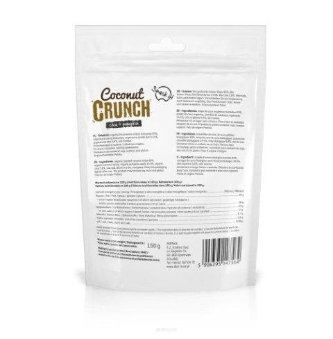 Bio Kokosowy Crunch z Chia i Pestkami Dyni 150 g