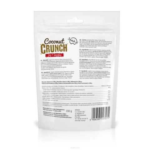 Bio Kokosowy Crunch z Jagodami Goji i Sezamem 150 g