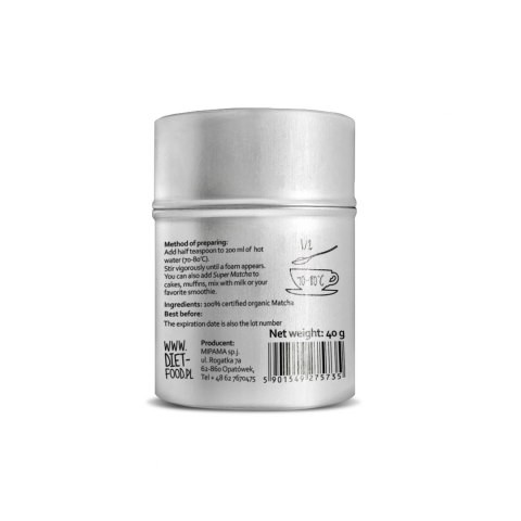 Bio Organic Matcha 40 g