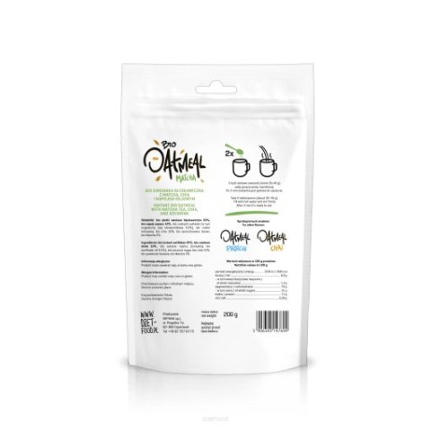 Bio Matcha Oatmeal 200 g