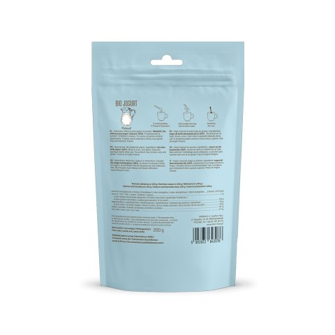 Diet-Food Bio Natural yogurt - instant powder 200g Diet-Food Bio Natural yogurt - instant powder 200g