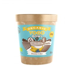 Bio yogo bowl with chia - banana and acai - kraft cup 70g
