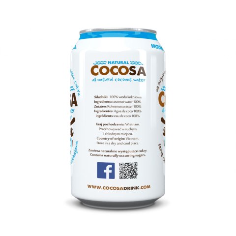 Cocosa Coconut Water 330 ml – set 24 pcs. Cocosa Coconut Water 330 ml – set 24 pcs.