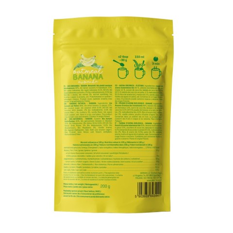 Bio Owsianka Bananowa z Prebiotykiem 200 g