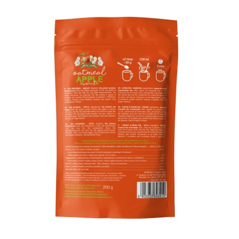 Bio Oatmeal Apple with Prebiotic 200 g