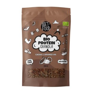 Bio Granola Proteinowa Kakao i Olejek Pomarańczowy 200 g