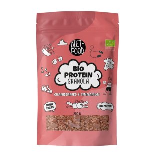 Bio Granola Proteinowa Żurawina i Cynamon 200 g