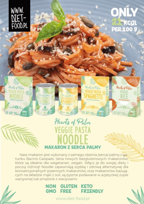 Keto pasta Noodle Hearts of Palm - box 255 g