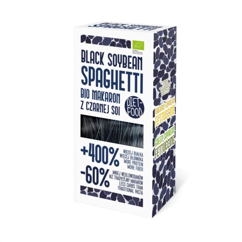 2+2 GRATIS! Bio Makaron Sojowy Czarny Spaghetti 200 g