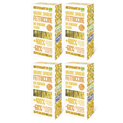 2+2 GRATIS! Bio Makaron Sojowy Pomarańczowy Fettuccine 200 g