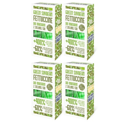 2+2 GRATIS! Bio Makaron Sojowy Zielony Fettuccine 200 g