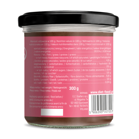 Bio Cream Hazelnut and Cocoa crunchy 300 g