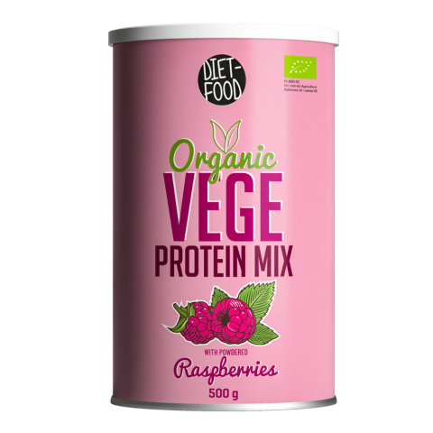 Bio Vege Protein Mix - białko malina 500 g
