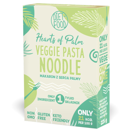 Keto makaron Noodle z Serca Palmy - pudełko 255 g