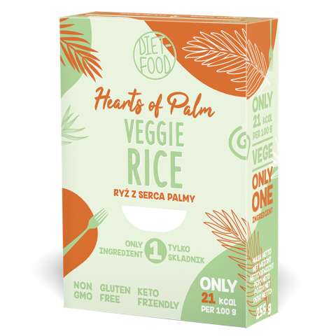 Keto Rice Noodles Hearts of Palm - box 255 g