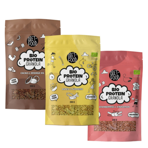 2+1 FREE! Bio Granola Protein mixed flavors