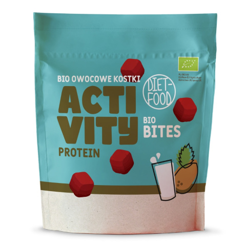 5x Bio Bites ACTIVITY (fruit cubes) - with protein 120 g