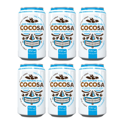 6x Cocosa Coconut Water 330 ml