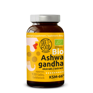 Bio Ashwagandha KSM-66 36 g - approx. 120 tabs.