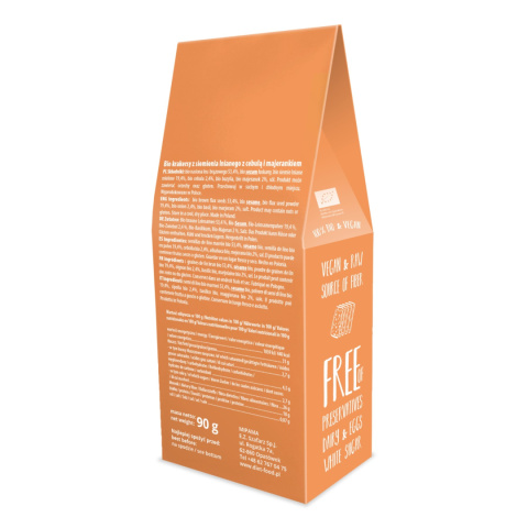 Bio Flax Crackers Tomato And Paprika 90 g