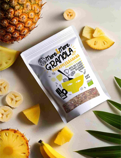 Bio Granola More&More - Pineapple and Banana 300 g