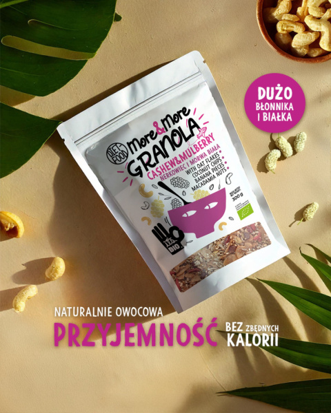 Bio Granola More&More - Nerkowiec i Morwa Biała 300 g