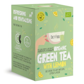 Bio Green Tea with Lemon - zielona herbata z naturalnym aromatem cytrynowym 20 torebek - 40 g