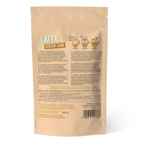 Bio Latte Cacao Chai 200 g