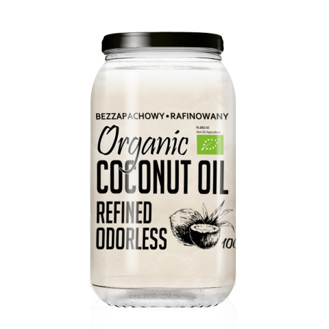 Bio Olej Kokosowy Rafinowany 1000 ml