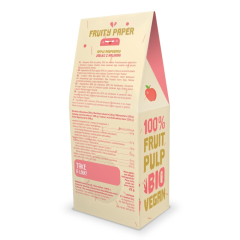 Bio Fruity Paper Apple with Raspberry 25 g