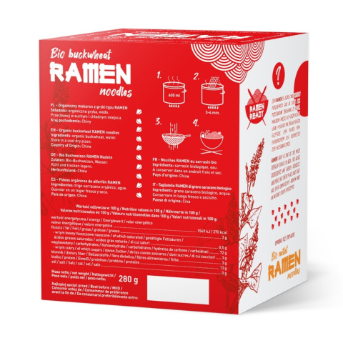 Bio Ramen Makaron Gryczany 280 g