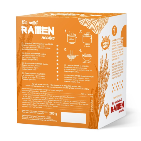 Bio Ramen Makaron Jaglany 280 g