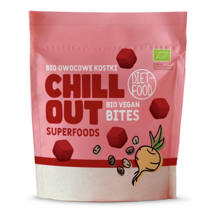 Bio Vegan Bites CHILL OUT owocowe kostki - superfoods 120 g