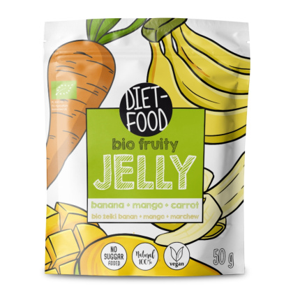 Bio Fruity Jelly - Banana & Mango & Carrot 50 g