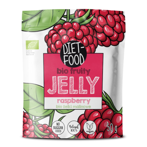 Bio Raspberry Fruit Jelly 50 g