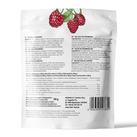 Bio Raspberry Fruit Jelly 50 g