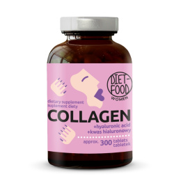 Collagen with hyaluronic acid 120 g - approx. 300 tabs.