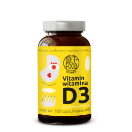 Vitamin D3 27 g - approx. 180 caps.