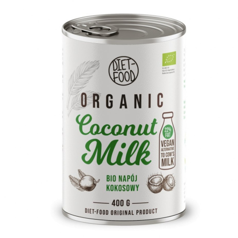 SET 6x Bio coconut milk 22% - can 400 ml