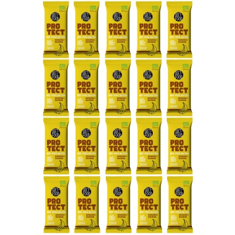 20 x Bio Vegan Bar PROTECT - banana with baobab 35 g