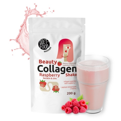 Beauty Collagen Shake with raspberry, keratin and zinc 200 g