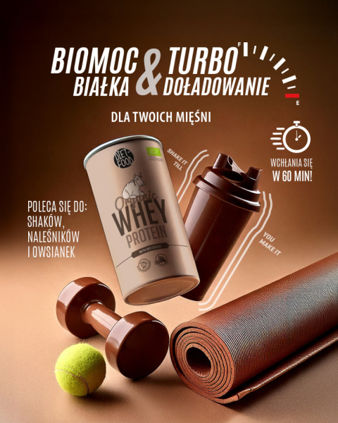 Bio Białko Serwatkowe z Kakao 500 g