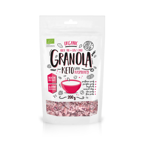 Bio Granola Keto Malina 200 g