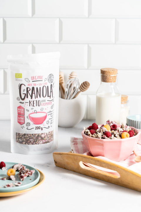 Bio Granola Keto Malina 200 g