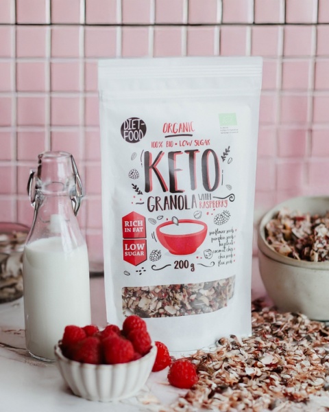 Bio Granola Keto Malina 200 g